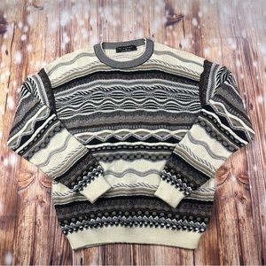 VINTAGE  PROTEGE COLLECTION MULTICOLOUR MEN’S  SWEATER SIZE LARGE